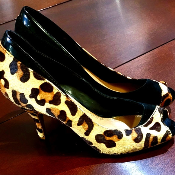 3" high heels leather - mixed pattern - Picture 1 of 5